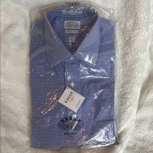 Eagle Men's Blue Gingham Casual Shirt
